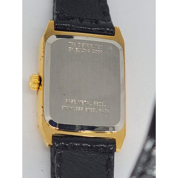 Ladies TFX Bulova Stainless Steel Back Gold Plated Watch - Picture 6 of 6